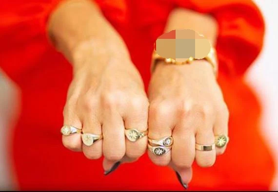 Простой золотистый кольцо со звездой обручальные кольца новая звезда выгравирована с одним фианитом Минимальный тонкий палец женские ювелирные изделия