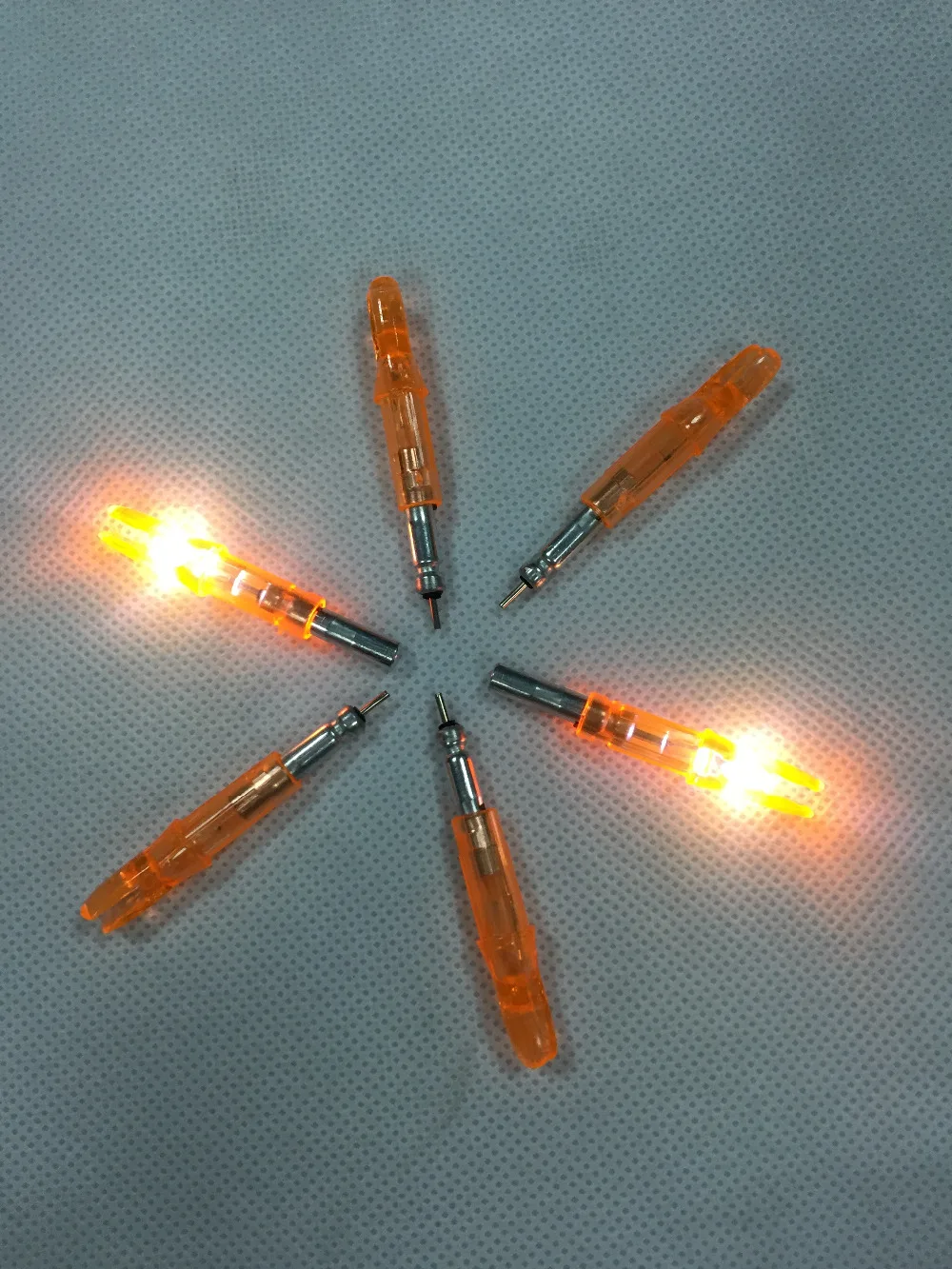 

12pcs Lighted Nock orange arrow Nock for ID6.2mm archery carbon arrow archery