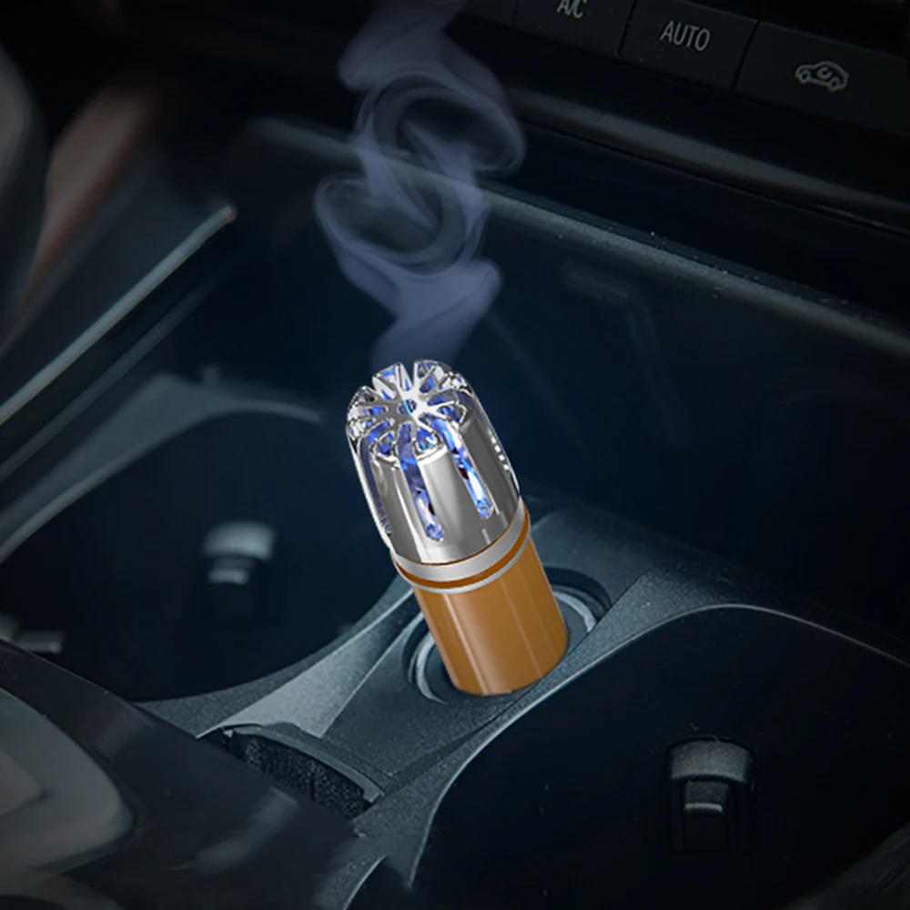 

Mini Car Air Purifier 12V Auto Car Fresh Air anion Ionic Purifier Oxygen Bar Ozone Ionizer cleaner Vehicle Air Freshener 4