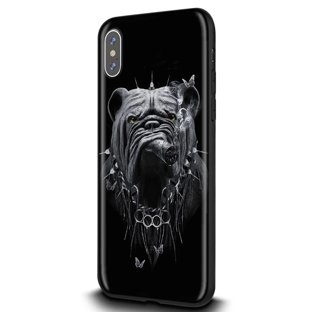 Чехол Lavaza Pit Bull для iPhone 11 Pro XS Max XR X 8 7 6 6S Plus 5 5S se - Цвет: 6