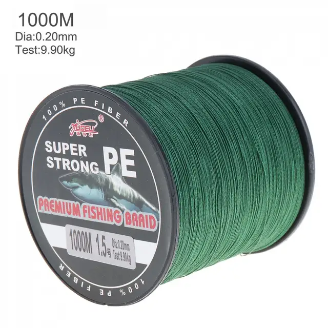 Best Offers 1000m Green Super Strong Fishing Line 4 Strands Weaves PE Braided Fishing Wire Rope Multifilament Fishline Best Offers 1000m Green Super Strong Fishing Line 4 Strands Weaves PE Braided Fishing Wire Rope Multifilament Fishline