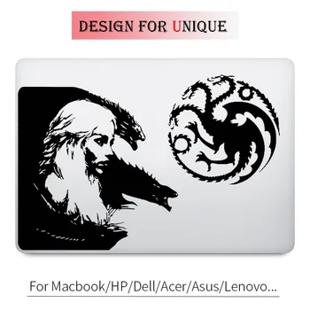 

Targaryen and Dragon Laptop Decal for Apple Macbook Sticker Pro Air Retina 11 12 13 15 inch Mac Vinyl 15.6 HP Notebook Skin