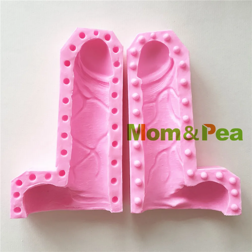 Mom & Pea 1270 2 Бесплатная доставка форма для пениса силиконовая украшения торта