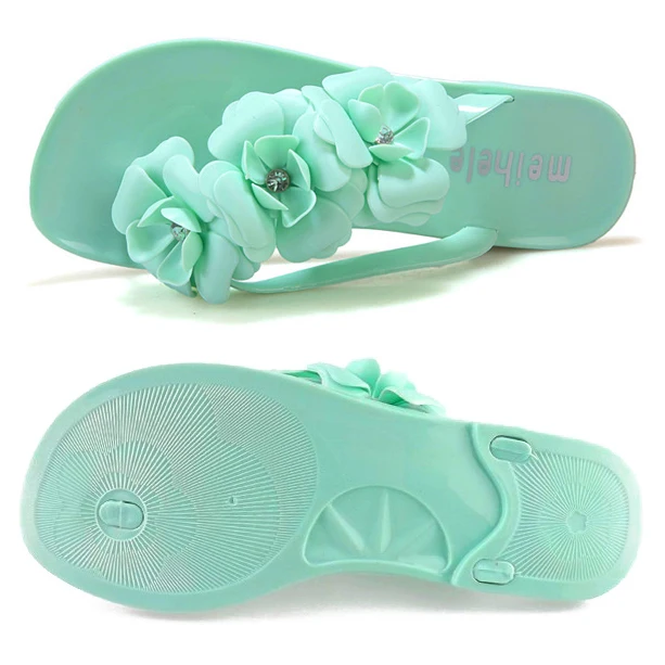 HEBA Flower Women Flat Flip Flops Bohemian Gladiator Women Summer Style Fashion Beach Women's Slippers