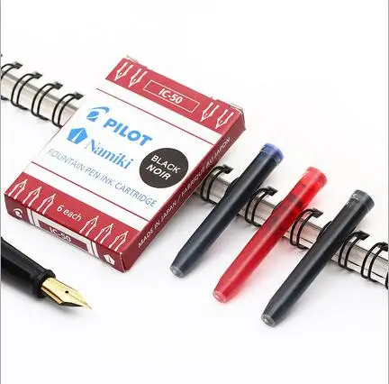 

Pilot IC-50 sac ink cartridges FP-50R black blue red 3 colors Japan