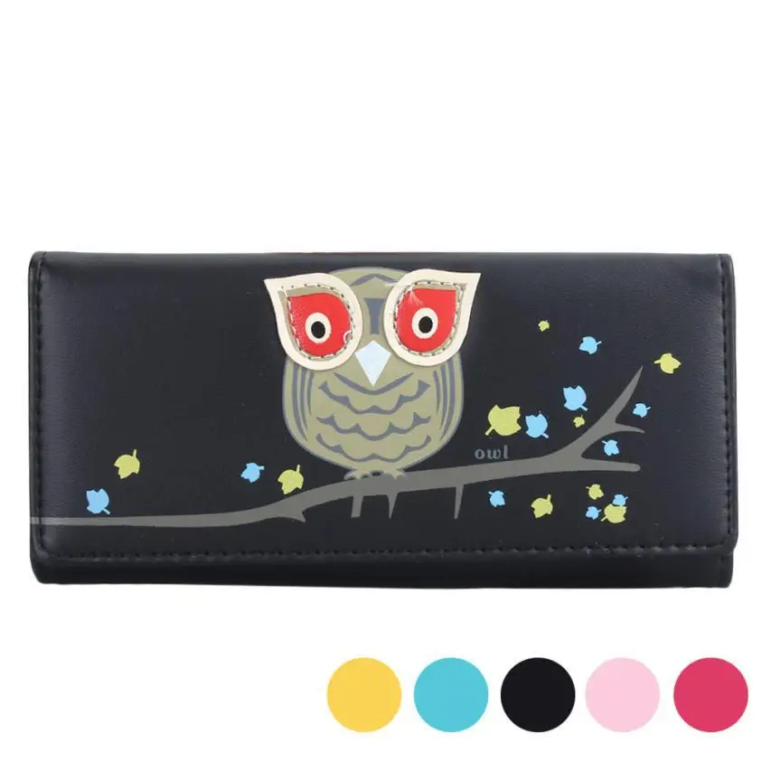  Fashion 5Colors Flower Long Wallets Famous Brand New Popular Portable Change Purse Wallet Delicate Casual Lady Female Cash Purse 