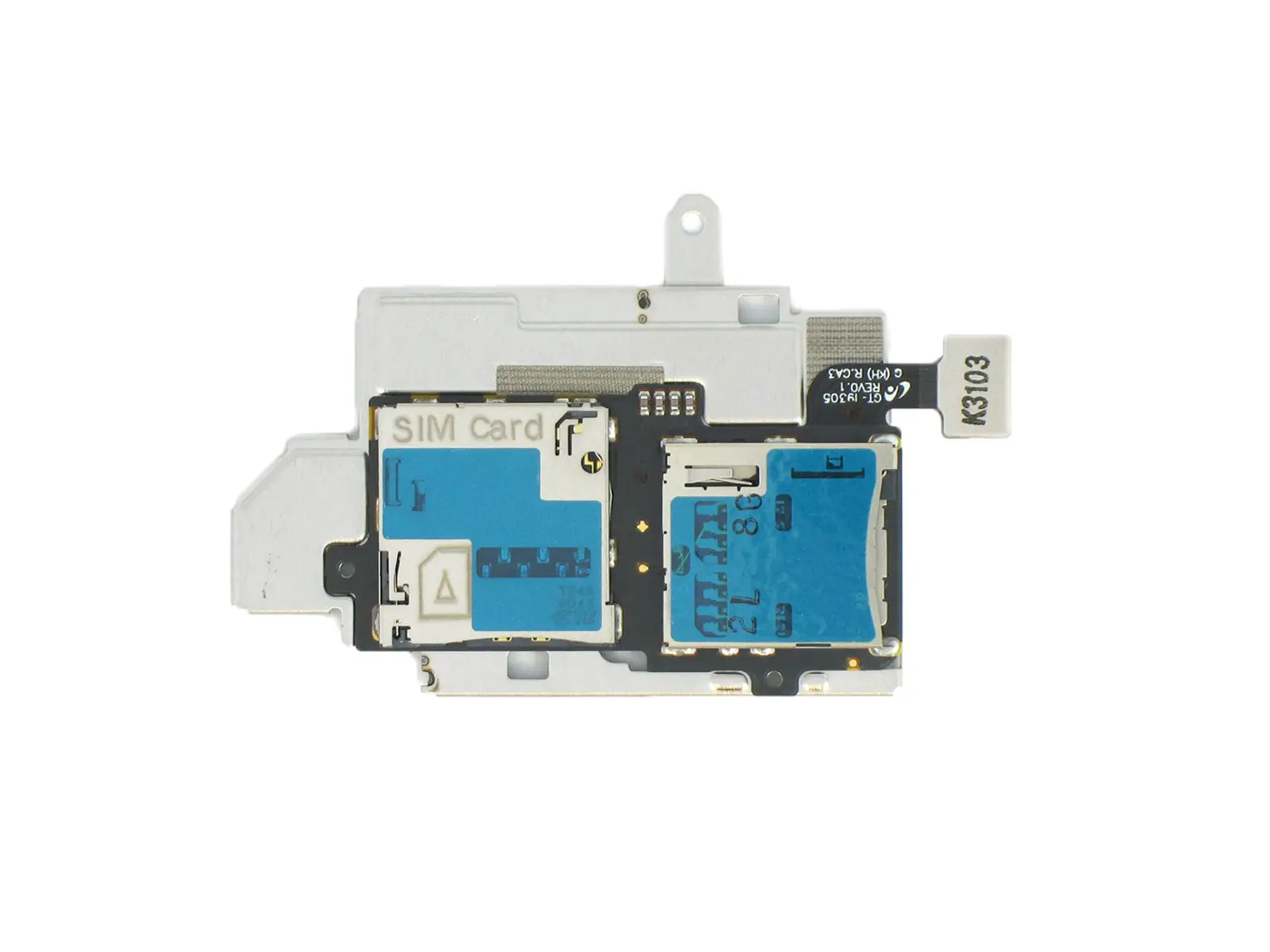 Для Samsung Galaxy S3 LTE GT-I9305 SIM и MicroSD держатель карты памяти слот ридер гибкий кабель |