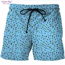 Летние мужские пляжные шорты водонепроницаемые спортивные штаны с принтом в горошек, брендовые свободные спортивные шорты для серфинга с карманами, большие размеры, для путешествий, для серфинга, Feminino