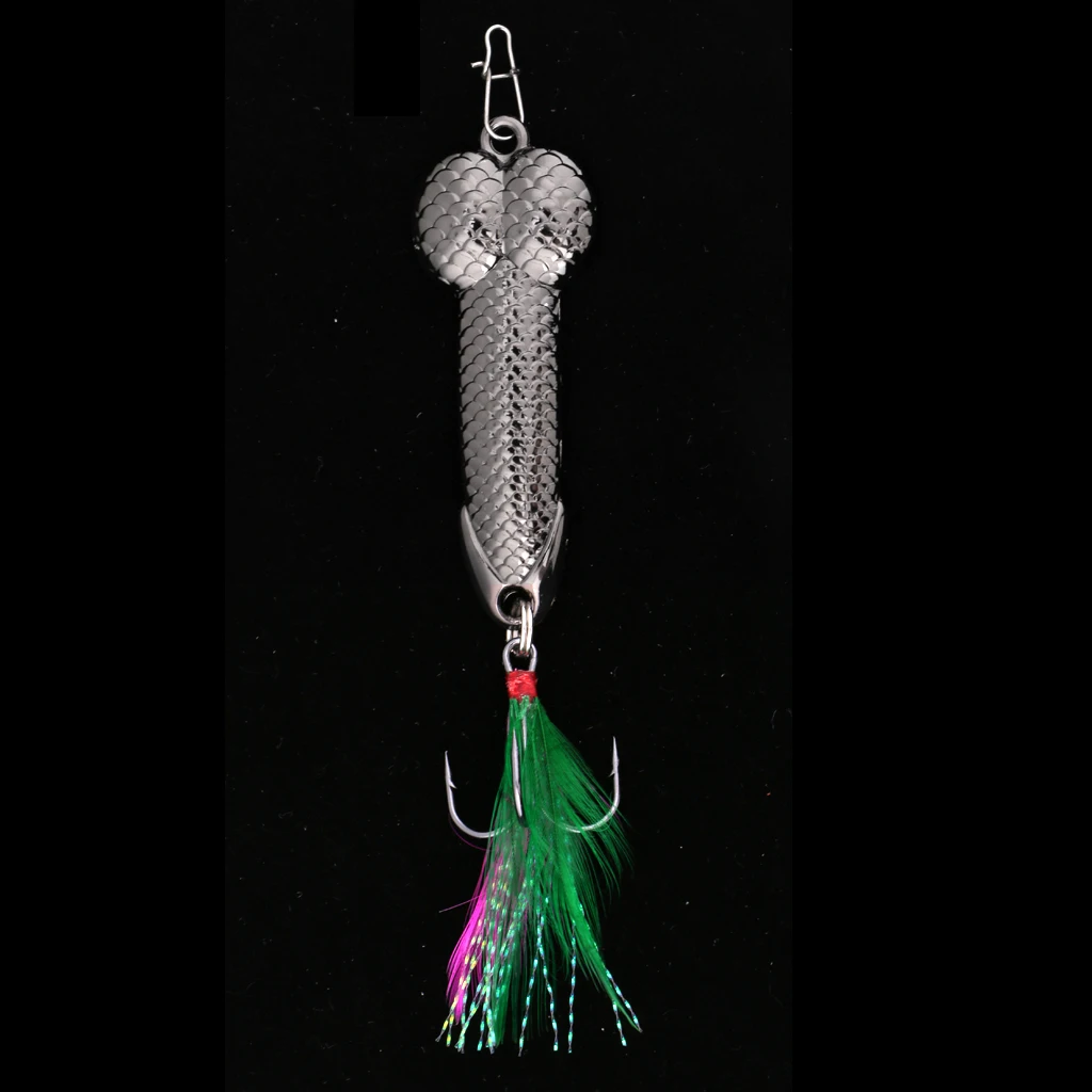 

Metal Spoon VIB Sequins Hard Fishing Lure Bait Tackle Fishing Lure with Feather Treble Hook Freshwater Saltwater Fishing Lures