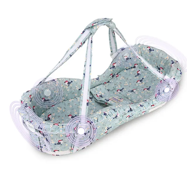 SUNVENO Portable Baby Crib Baby Basket Bed Sleeping Cribs Travel Cradle