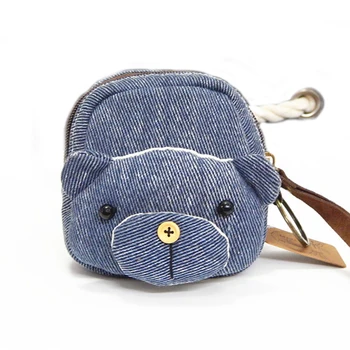 

100pcs/lot New Fashion Women Portable Canvas Makeup Case Headset Coin Purse Children Cartoon Key Bag Coin Case