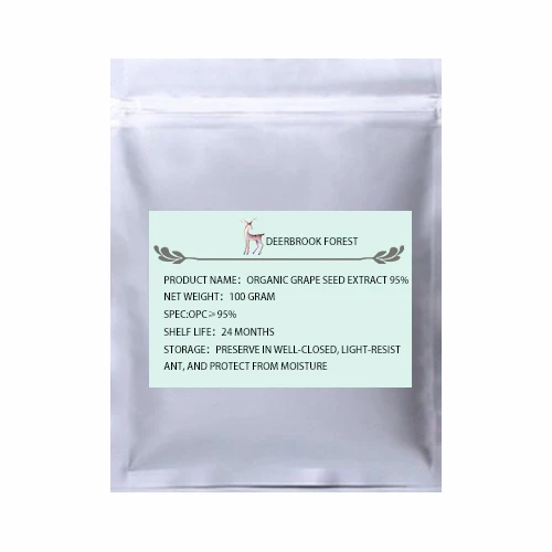 100g(3.53oz) USDA и EC Сертифицированные Органические Виноградные семена extr95% OPC 95 - Цвет: 100g(3.53oz)