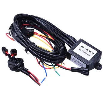 

Car Led Daytime Light 16W Auto ON/OFF DRL Controller Wire Auto With Flash Reduce Light with Synchronous steering function