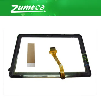 

10.1 Inch For Samsung Galaxy tab 10.1 P7510 P7500 Touch Screen Digitizer Panel Lens Glass Black White Color With Tape