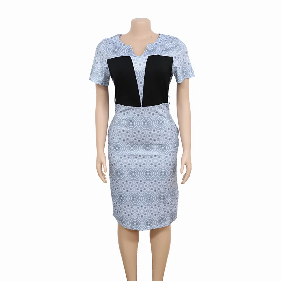 HGTE женское повседневное элегантное платье для работы в деловом стиле офисные платья контрастных цветов облегающее платье-карандаш