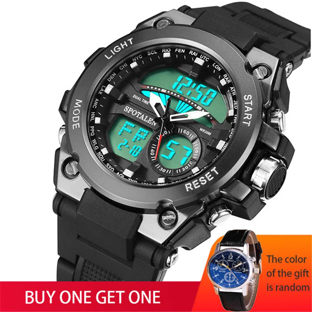 

Fashion Sport Watch Multifunction Electronic clock Spotalen Brand Digital Military Watch Men Water Resistance Relogio Masculino