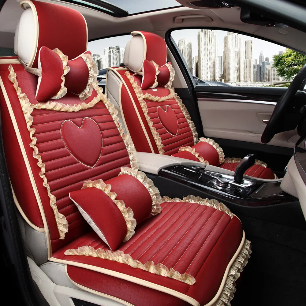 girls' women's cute cartoon hello kitty pink universal car