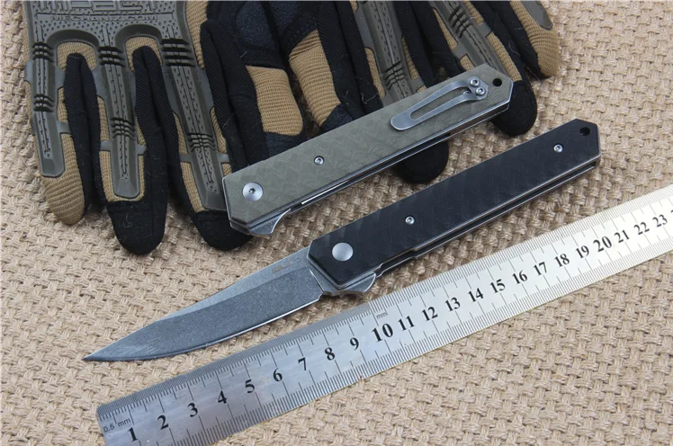 

Folding knife tactical knife VG10 high quality blade material G10   handle camping knives pocket EDC tools free shipping
