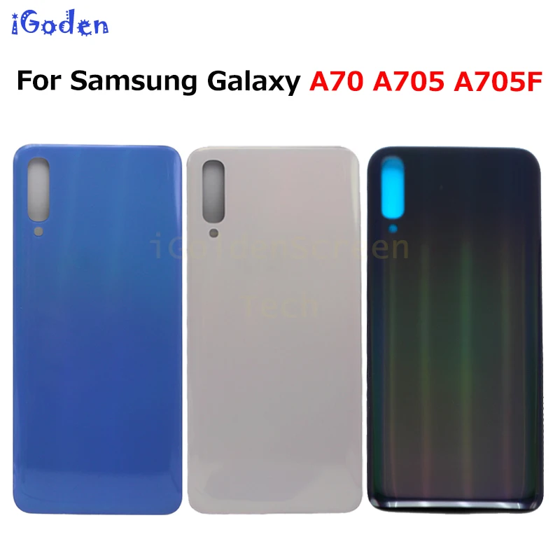 

Back Battery Cover For Samsung Galaxy A70 A705 SM-A705F Rear Door back Housing Case Replacement for samsung a70