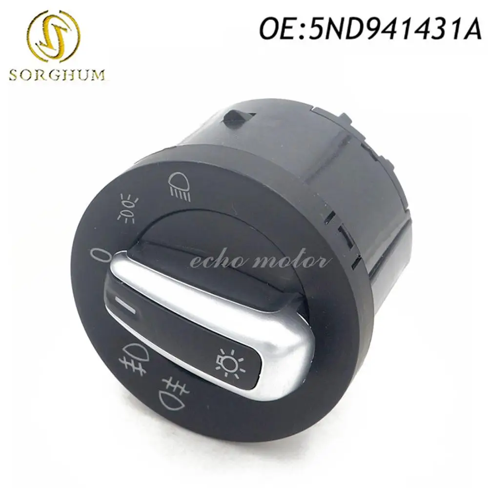 Новинка 5ND941431A для VW Golf 5 6 GTI Mk5 Mk6 Jetta Passat B6 Cadday Tiguan переключатель фар 5ND 941 431A |