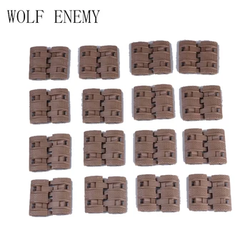 

32Pcs in 1 Pack Tactical Airsoft Rail Panels Covers Flat Pat Pend 4 Colors Avaliable New panel Hunting Shooting Accessories