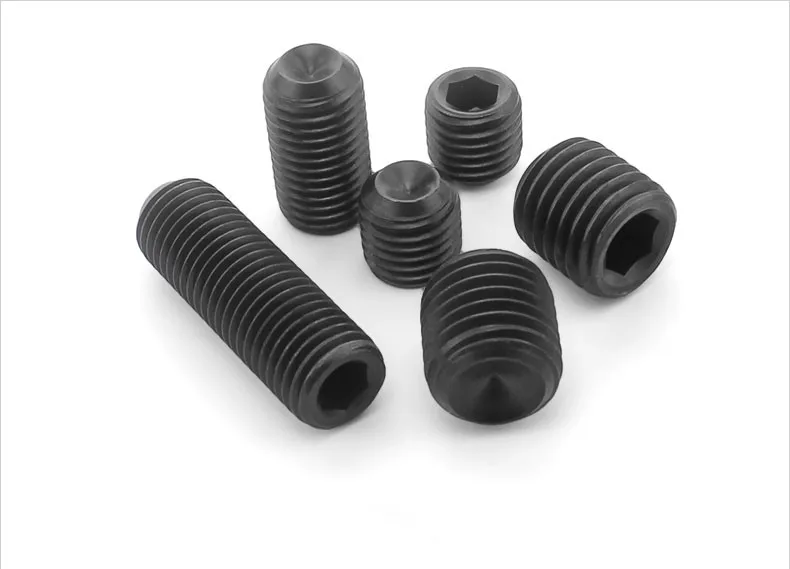 25pcs/Lot 12.9 Class Carbon Steel Allen Head Hex Socket Grub Screw Metal Hex Socket Grub Screw