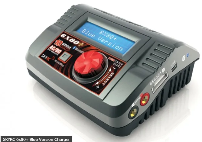 

SKYRC 6X80+ Bluetooth Version AC DC Fast Charger/Discharger 10AMP 80Watt SK-100068-01