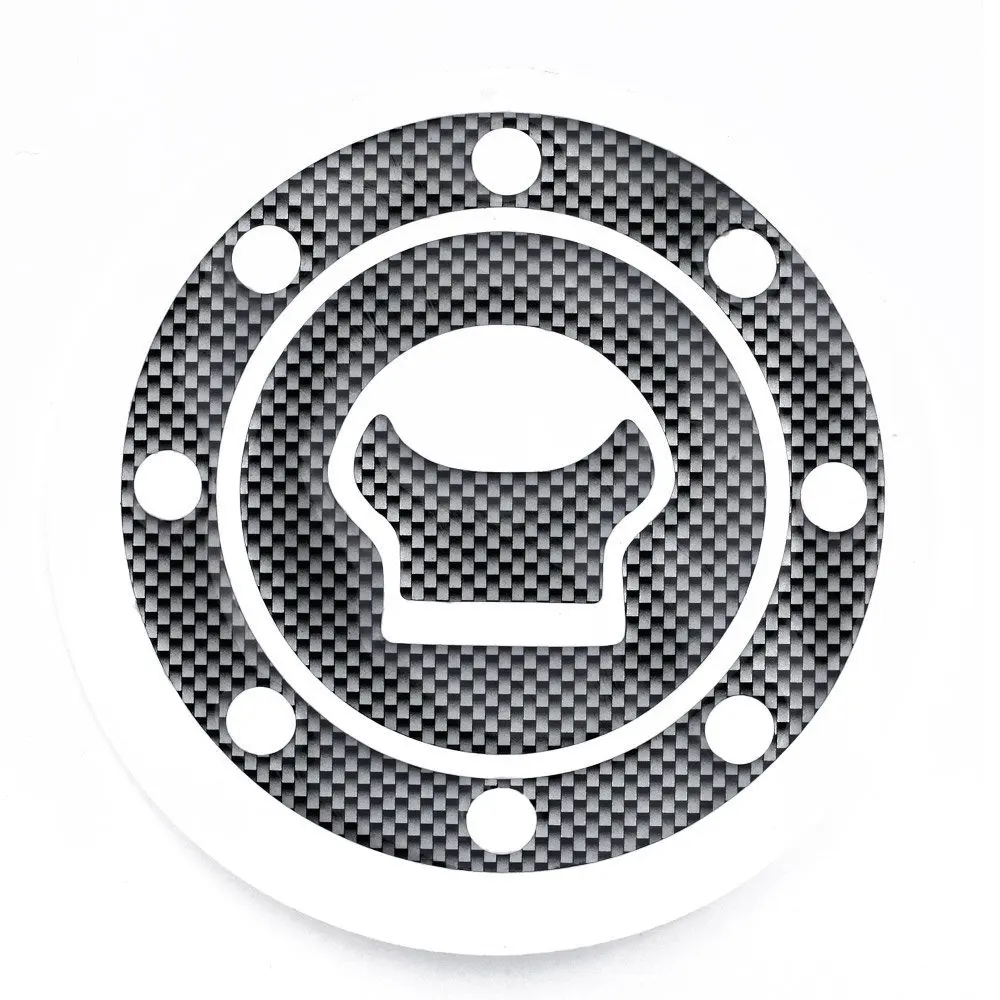 

New Cover Sticker Carbon Fuel / Gas Cap Cover Pad Sticker for SUZUKI GSXR 600 750 1300 SV 1000 GSFT 1200 Bandit Black