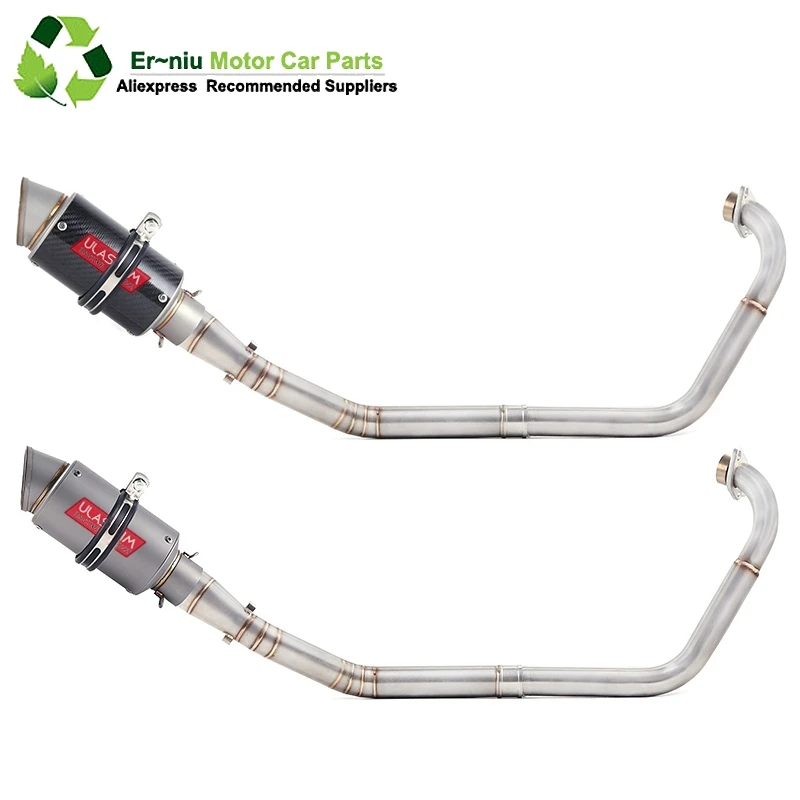 

R15 YZF-R15 MT15 Motorcycle Full System Exhaust Muffler Escape Modified Link Pipe Slip-On For yamaha R15 2008-2017