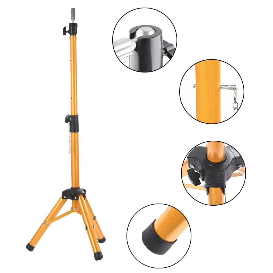 

Alileader Wig Head Stand Hairdressing Head Stand Tripod Wig Stand Holder Styrofoam Head Tripod For Styrofoam Mannequin Head