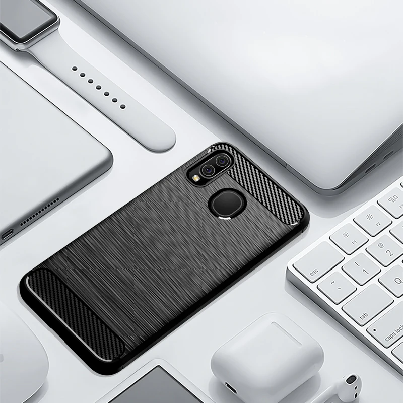 

Case for Samsung Galaxy A30 Case Silicone Cover Soft TPU Carbon Fiber Case for Samsung A30 A 30 A50 A 50 2019 A505F Covers Bags
