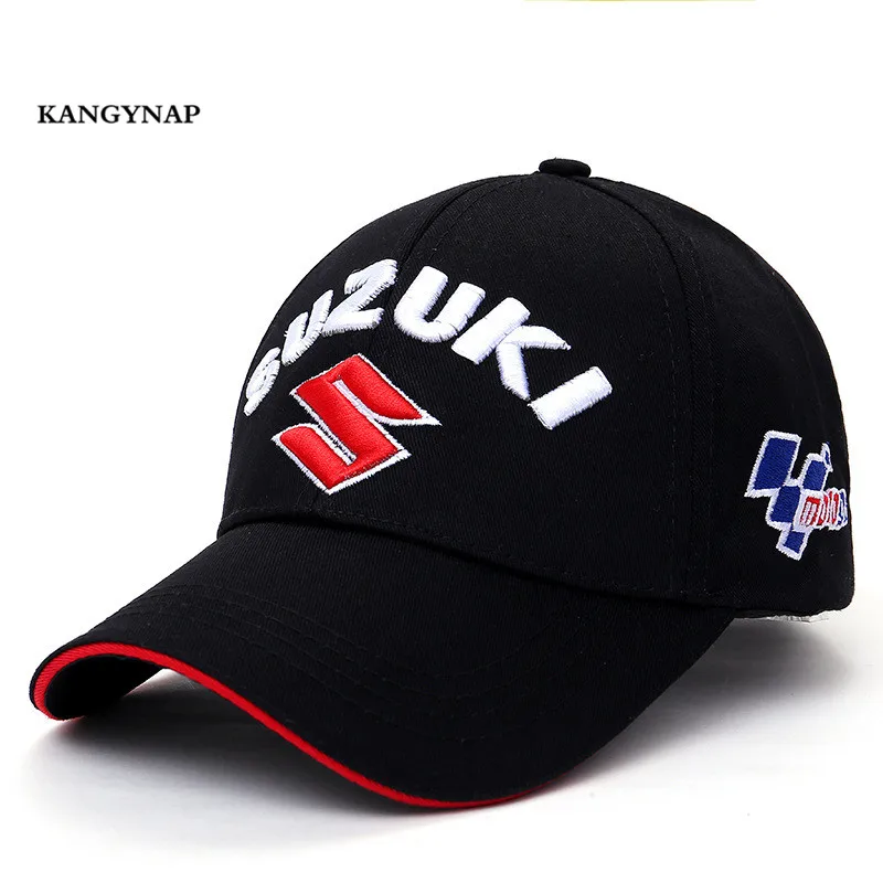 

[KAGYNAP]MOTO GP Motorcycle Baseball Cap 3 D Embroidery SUZUKI Snapback Caps F1 Racing Cap Outdoors Sports Men Women Hats