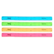 Новая мягкая Линейка 30 см, разноцветная Гибкая креативная канцелярская ручка, школьные принадлежности