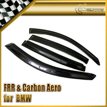 Авто-Стайлинг для BMW E90 4Dr углеродного волокна ветровым щитком, глянцевая отделка дождь бровей внешняя отделка Гоночный комплект для кузова автомобиля