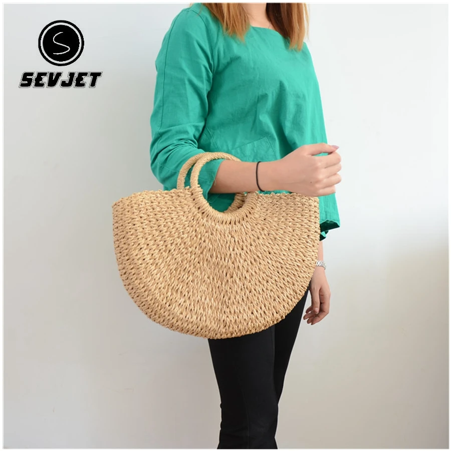 woven beach tote bag
