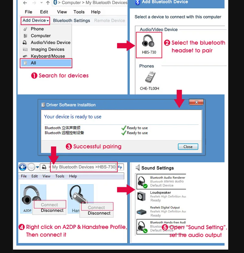 Binful Bluetooth адаптер USB ключ Bluetooth 4,0 приемник для ПК компьютер беспроводная мышь мини Bluetooth передатчик адаптер