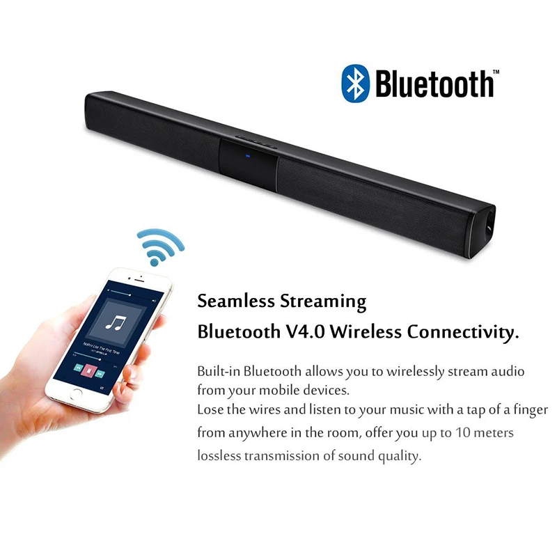 XGODY Soundbar BS 28A 21 6 дюймов беспроводной звуковой усилитель динамик портативный bluetooth