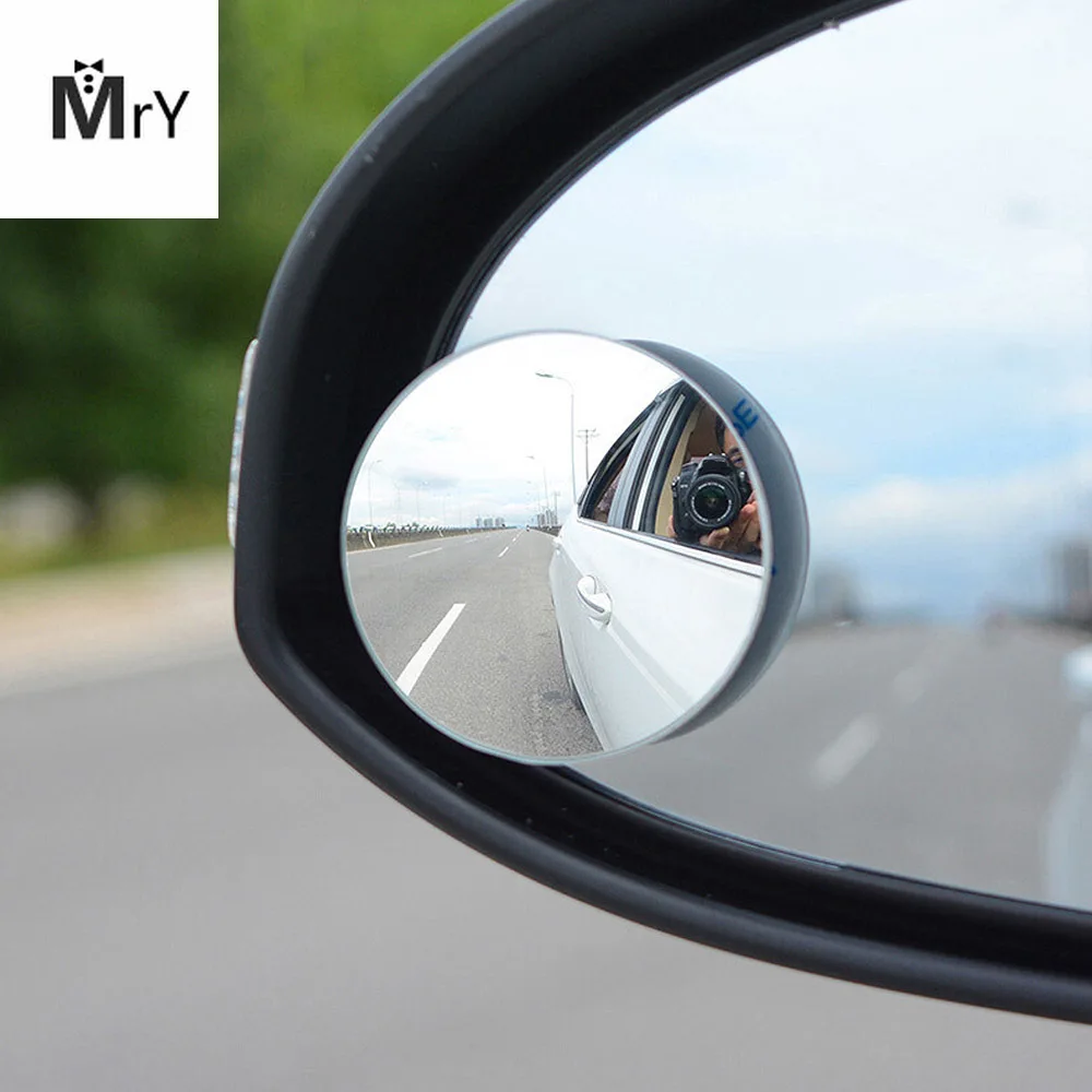 

360 Degree Blind Spot Mirror Wide Angle Rear View Mirror Auto Rearview Vehicle Blind Spot Rimless Mirrors