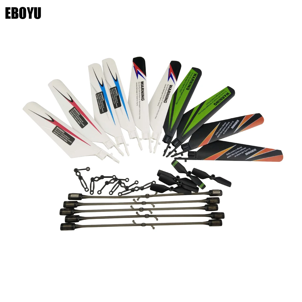 

5 sets Balance Bar Main Blade Tail Blade Connect Buckle Accessories Bag for WLToys V911 V911-1 V911-pro V911-v1 V911-v2
