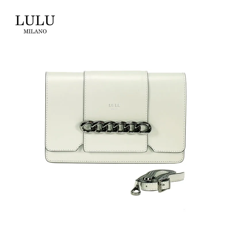 Сумка через плечо lulu milano из натуральной кожи 85145 s|Сумки с ручками| |