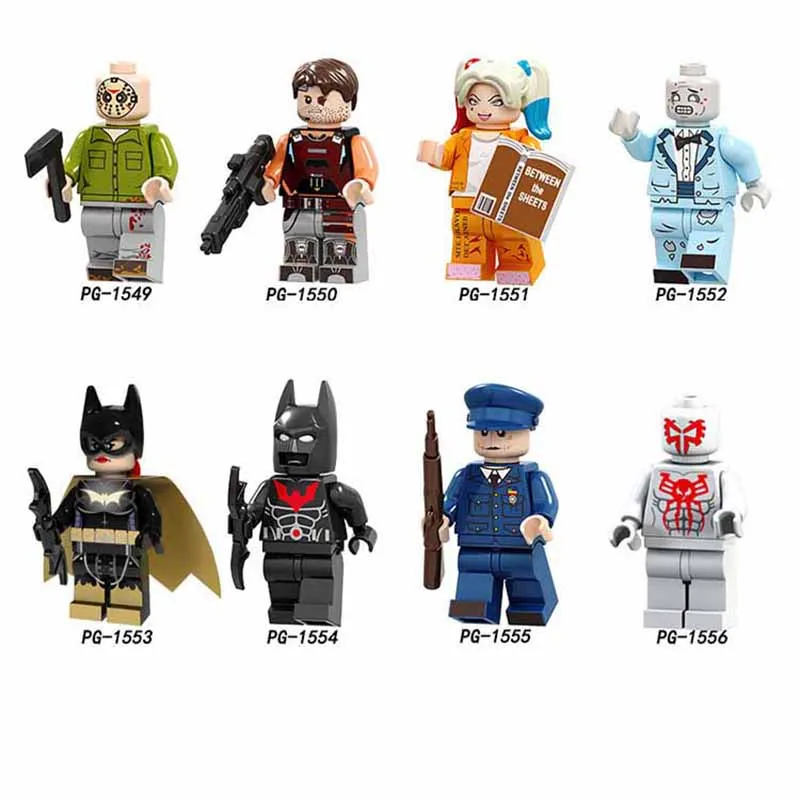 

Super Heroes Super-Man Bat Movie Figures Bat Joker Building Blocks Model Toys For Kids Compatible With goings 186