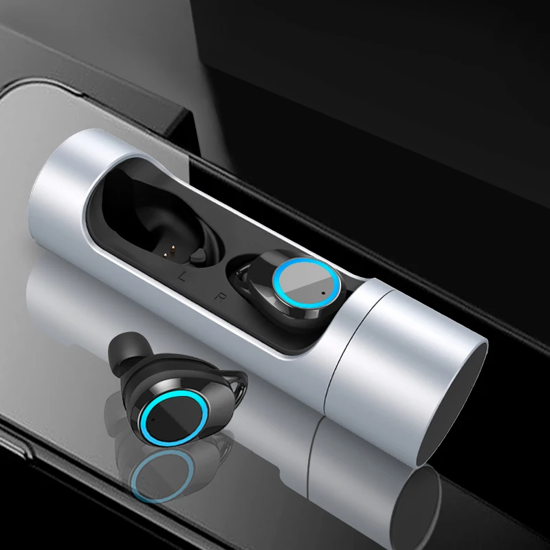 Bluetooth 5 0 беспроводные наушники с глубокими басами водонепроницаемые зарядной