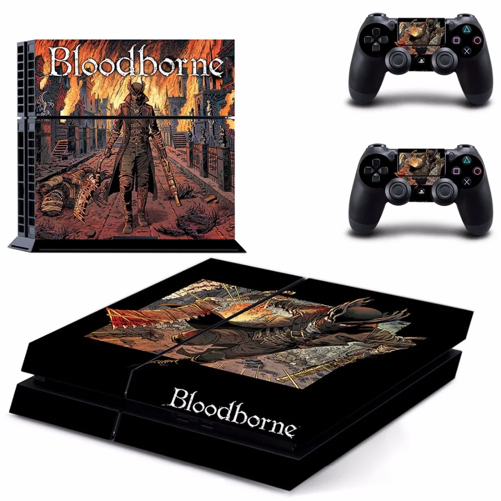 Виниловая наклейка для консоли Sony PlayStation 4 и 2 контроллера | Электроника