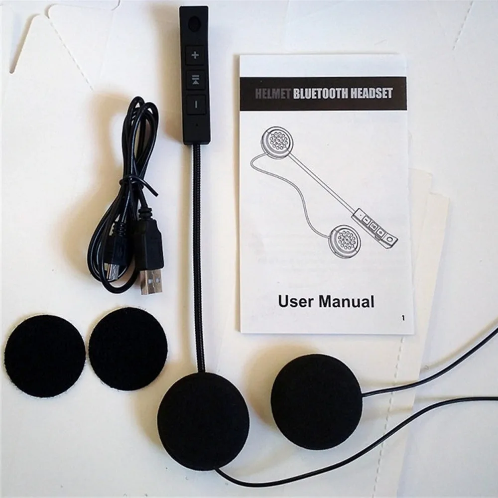 Мотоциклетный шлем Bluetooth беспроводные наушники с микрофоном для телефона