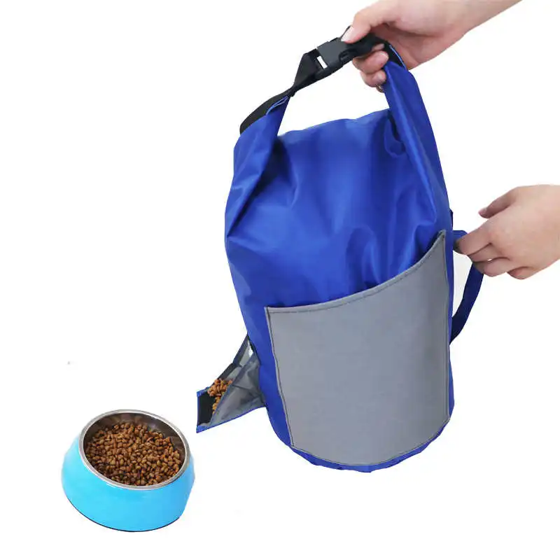 10L High Capacity Dog Food Barrel Portable Foldable Lightweight Storage