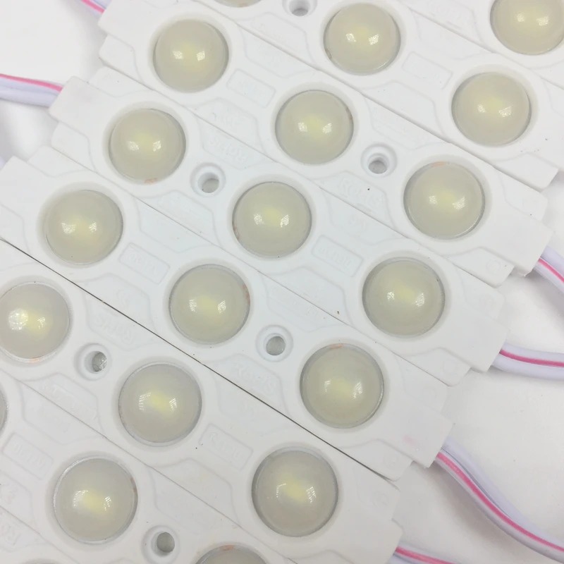 

1000pcs/lot New arrival 5730 LED Module DC12V 3 LEDs Waterproof IP65 1.5W, Cool white, LED Sign for shop banner