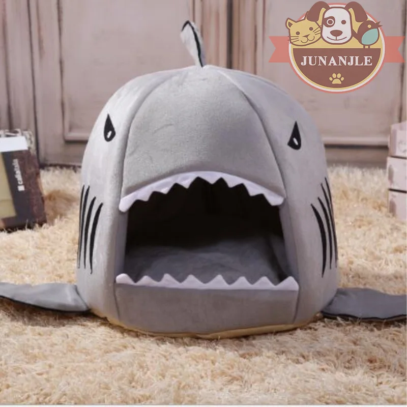 

Shark Dogs House Pet Dog Beds for Small Nest Cat Dog Bed Covers Cute Kennel French Bulldog Yorkshire Terrier Sleeping Bag Fossa
