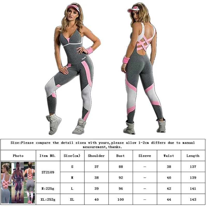 2017-Brand-New-US-Stock-Women-Ladies-Gym-Playsuit-Clothes-Exercise-Sport-Top-Running-Sportswear-Soft (241)