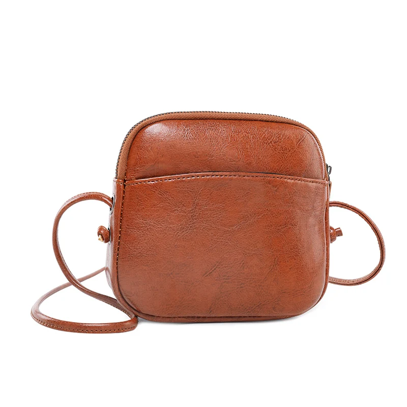 Causal Messenger Bag Solid PU Hobo Shoulder Bags Women Zipper PursesTopHandle Bags AliExpress