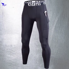Плотные-Ftting мужские тренажерный зал компрессионные, для бега леггинсы дышащие спортивные тренировочные брюки облегающие штаны для бега Спортивная одежда для фитнеса